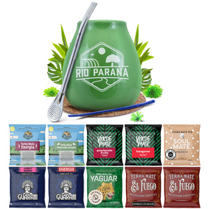 Yerba Mate 10x50g 500g mintakészlet + kiegészítők