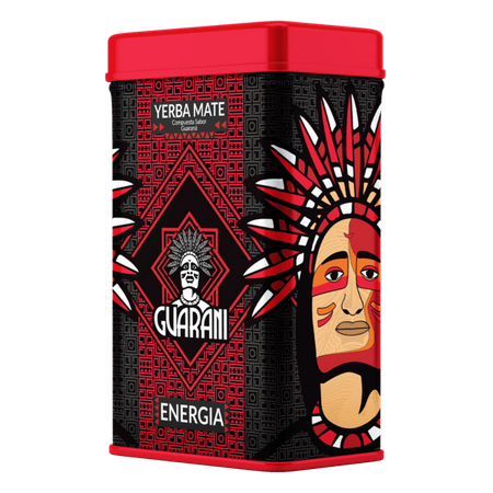 Yerbera - konzervdoboz + Guarani Energia Con Guarana 0.5kg 