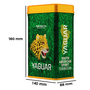 Yerbera - Adagoló konzervdoboz + Yaguar Elaborada 0,5 kg