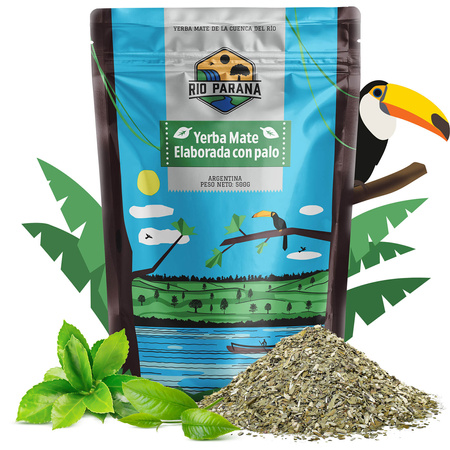 Yerba Mate készlet Rio Parana Energia Elaborada 2x500g + kiegészítők