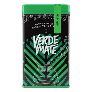 Yerbera - konzervdoboz + Verde Mate Zöld Silueta 0.5kg 