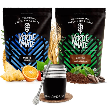 Yerba mate készlet Verde Mate kalácsa Drive bombilla