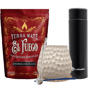 Yerba Mate készlet El Fuego Energia 500g Thermosz