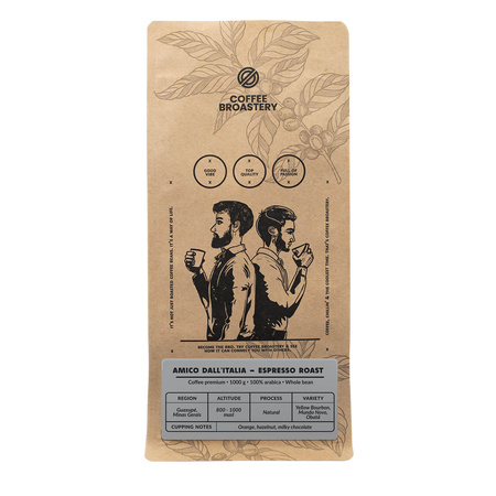 Coffee Broastery - Egész kávébabos Amico dall'Italia Espresso Roast 1kg