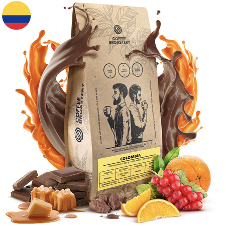 Coffee Broastery - Egész kávébabos Colombia Medellin Premium 400g