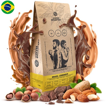 Coffee Broastery - Egész kávébabos Brazil Cerrado Premium 1kg