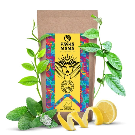 Guayusa Pachamama Menta Limón - bio minősített - menta és citrom - 250g