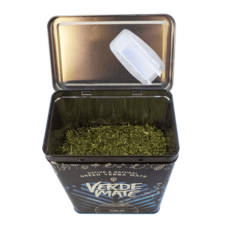 Yerbera - Konzervdoboz + Verde Mate Mas IQ 0.5kg 