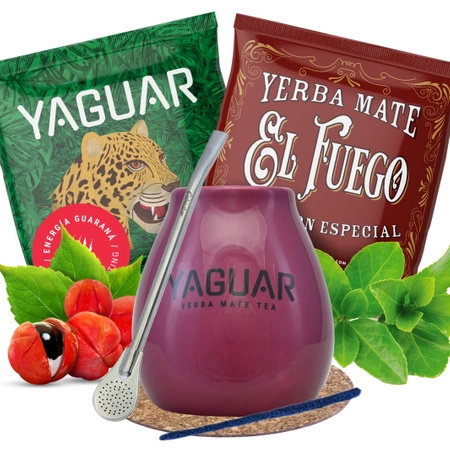 Yerba Mate készlet Mate Tökre Bombilla + 2x50g