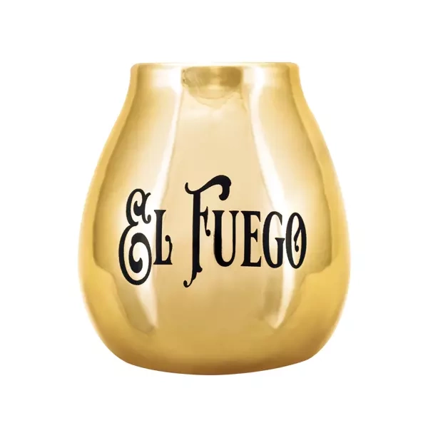 El Fuego logóval ellátott kerámia Calabash (arany) 350ml