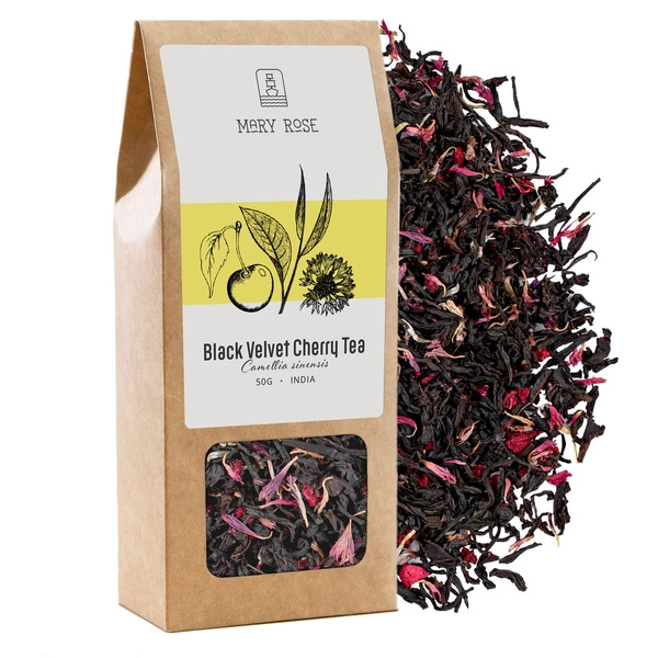 Mary Rose – Black Velvet Cherry Tea – 50 g