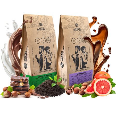 Készlet Coffee Broastery Nicaragua Colibrí Azul + Brazil Mogiana 2x1kg (2kg)