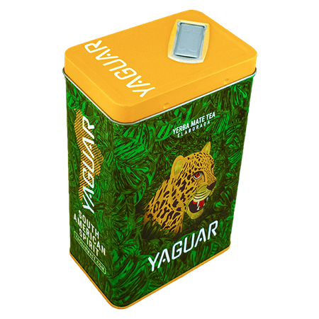 Yerbera - Adagoló konzervdoboz + Yaguar Elaborada 0,5 kg