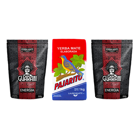 Pajarito Elaborada 1kg + Guarani Energia 2x500g