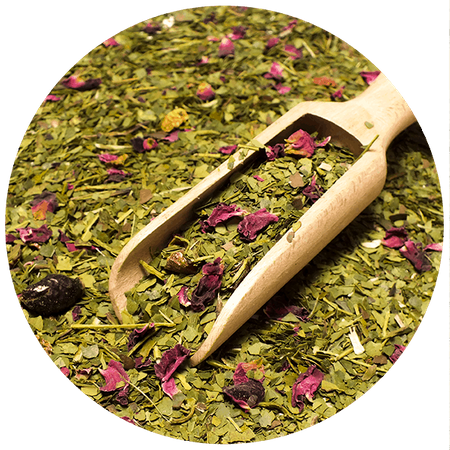 Yerbera - konzervdoboz + Verde Mate Green Rosa 0.5kg 