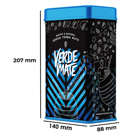 Yerbera - Konzervdoboz + Verde Mate Mas IQ 0.5kg 