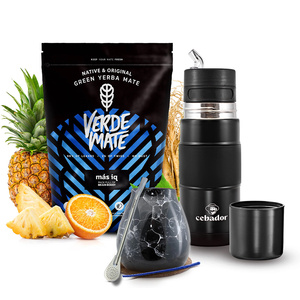 Yerba Mate készlet Verde Mate Mas IQ 500g 0,5kg Yerbomos + Mate Tökre + Bombilla