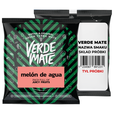 Yerba Verde Mate Zöld Melón de Agua 50g