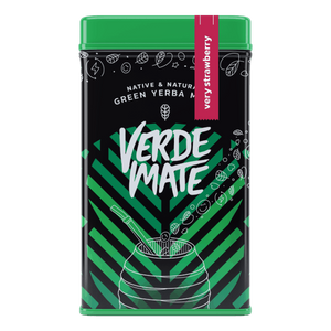 Yerbera - konzervdoboz + Verde Mate Zöld Nagyon Eper 0.5kg 