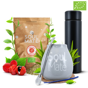 Yerba Soul Mate Energia 500g 0,5kg termosz készlet