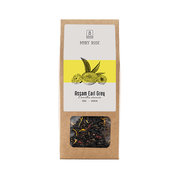 Mary Rose - Assam Earl Grey fekete tea - 50g