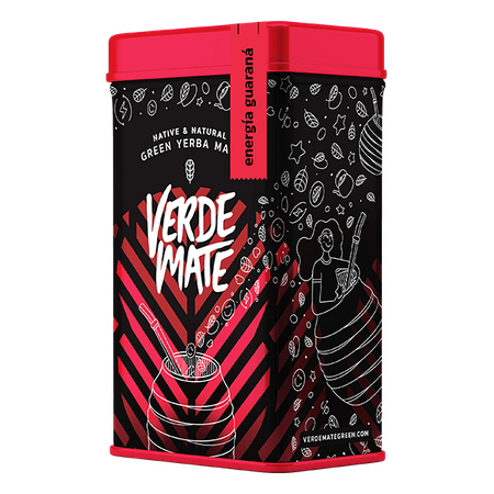 Yerbera - Konzervdoboz + Verde Mate Zöld Energia Guarana 0.5kg 